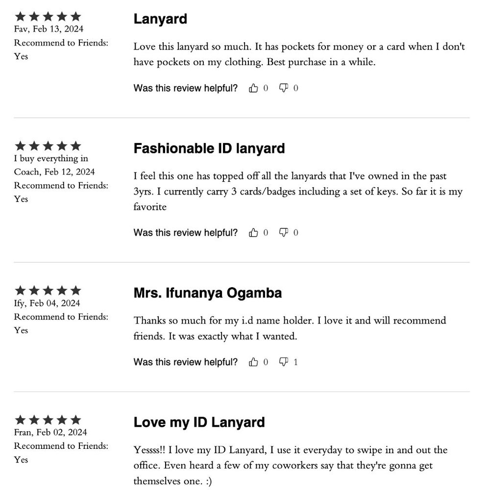 🌸 Coach Black Signature Crossgrain Leather Id Lanyard w/ Card Slots NWT - Picture 10 of 17